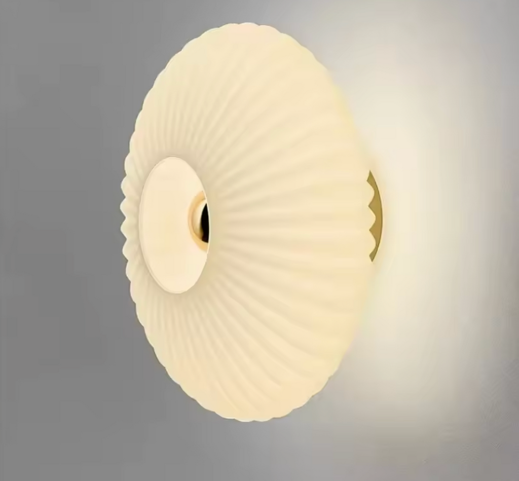 HALO Round Wall Light colour options – smoke grey and white glass variants, LUMA LIGHTS