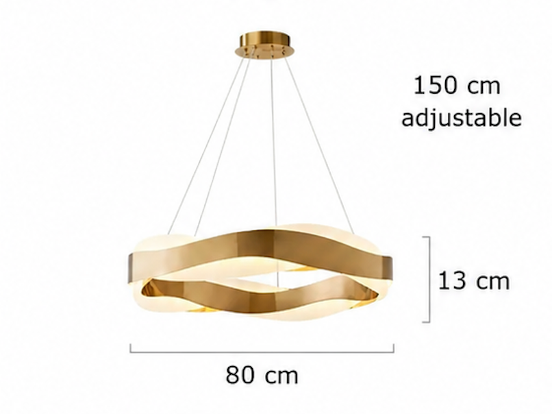 KLOUD Twisted Pendant Light remote control – dimmable version with included remote, LUMA LIGHTS