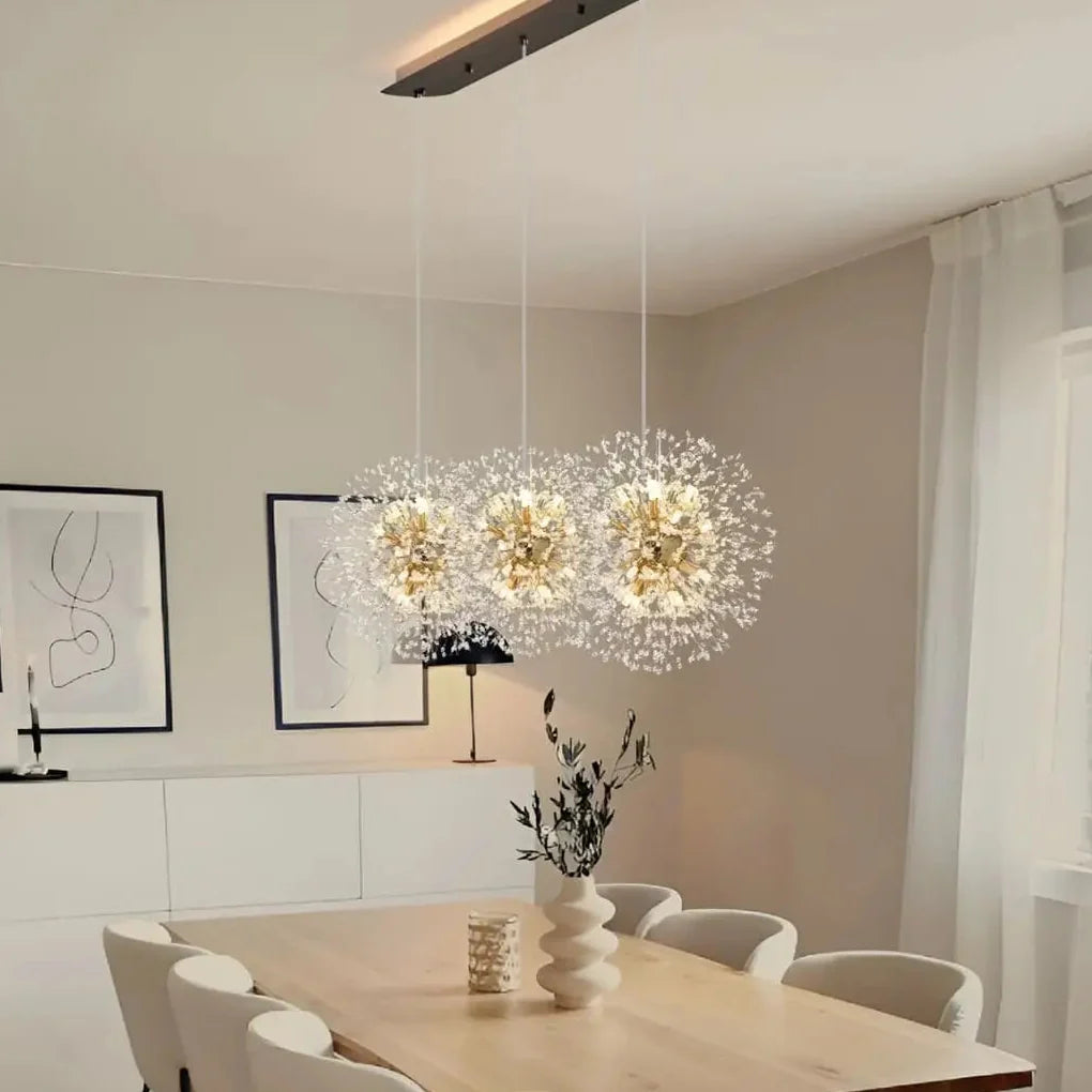 KLOUD Dandelion Pendant Light in kitchen – above island, contemporary pendant, modern interior