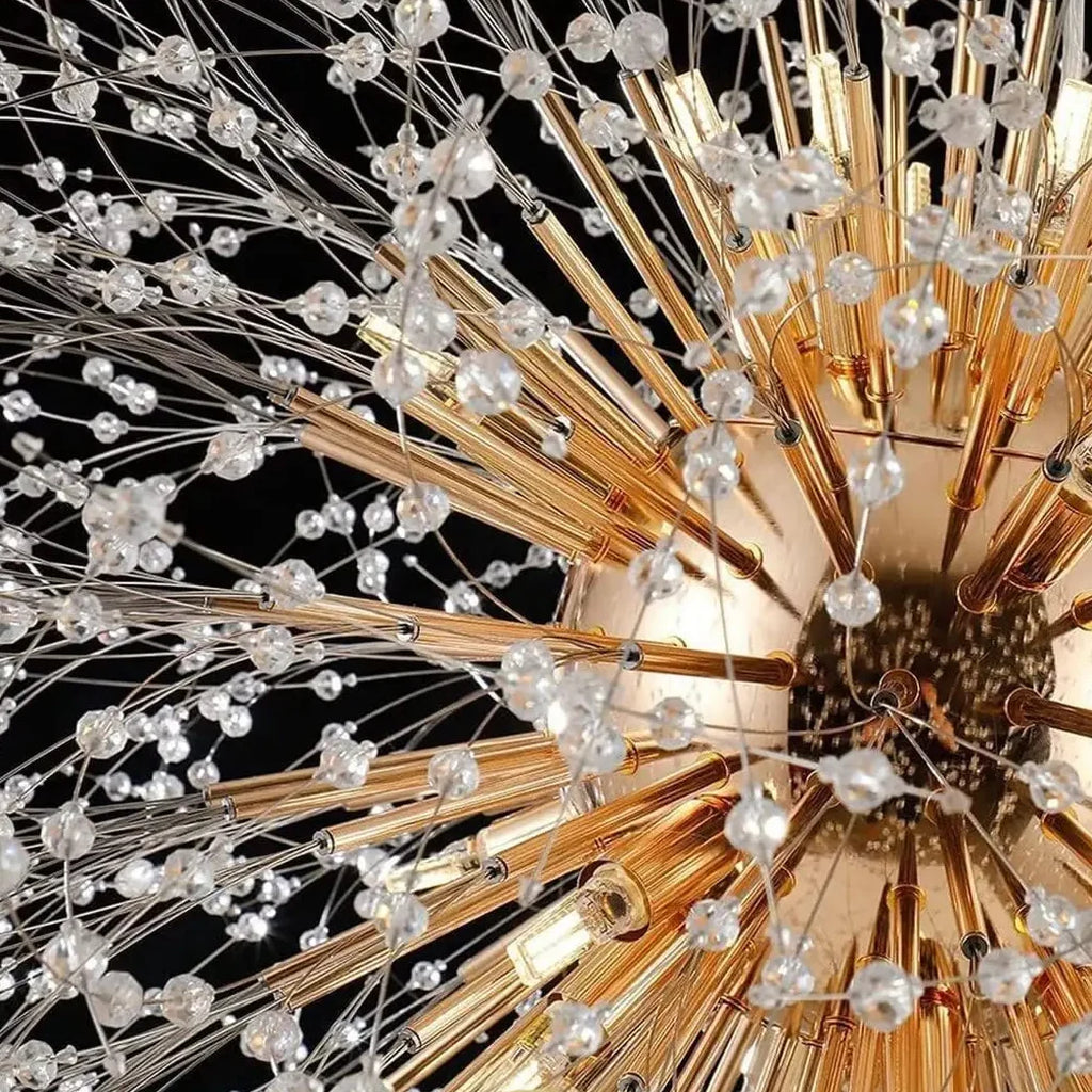 KLOUD Dandelion Pendant Light cluster installation – multiple pendants, staircase, luxury decor