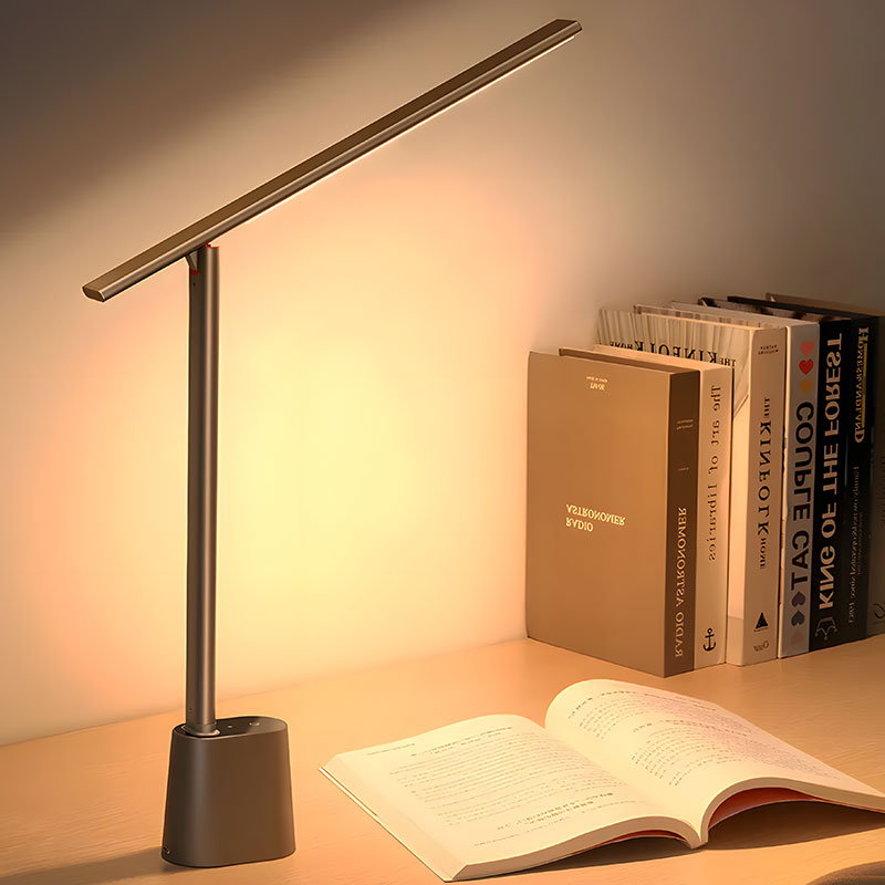 Touch Bedside Lamp in bedroom – 3 colour temperatures 3000K-6000K, foldable, rechargeable LED