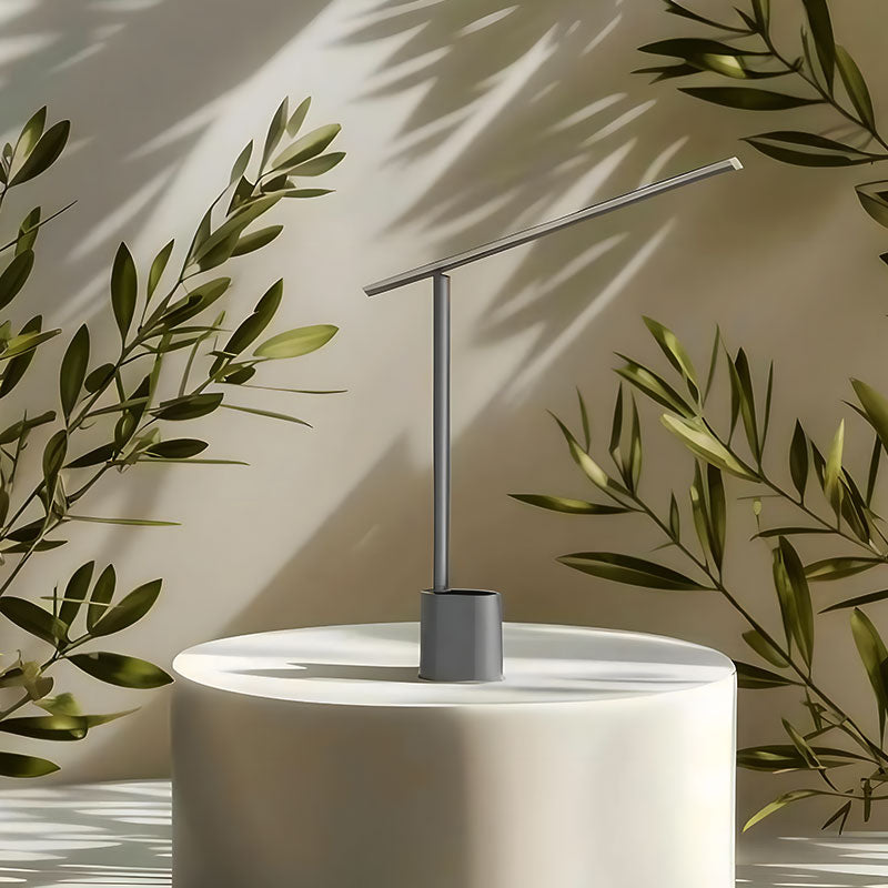 Multi-Brightness Touch Bedside Lamp – aluminium and ABS, touch dimmer, 8x29x35cm, modern design
